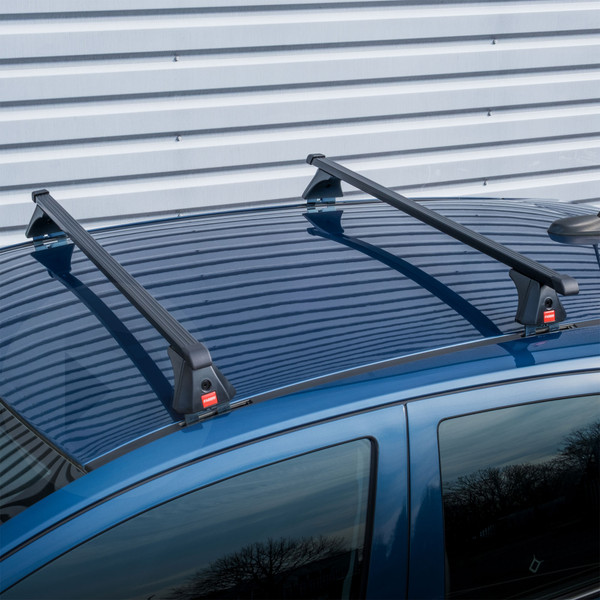 Fabbri Viva Steel Roof Bars to fit Hyundai i30 Hatchback (5 Door) Mk.2 2012 - 2017 (Fixed Point Roof)