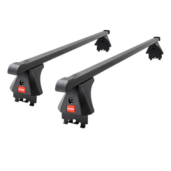 Fabbri Viva Steel Roof Bars to fit Vauxhall Corsa (D) Mk.3 2006 - 2015 (Fixed Point Roof)