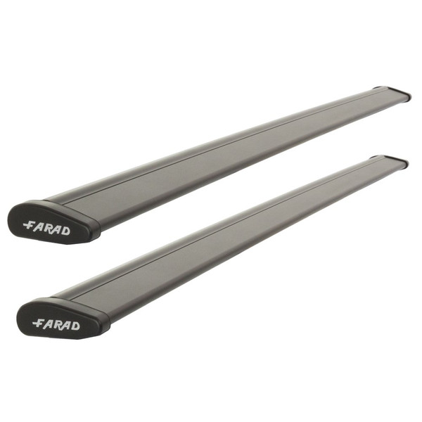 Farad 120cm Black Aluminium Wing Roof Bars ALU 2 120 BLK - Pair
