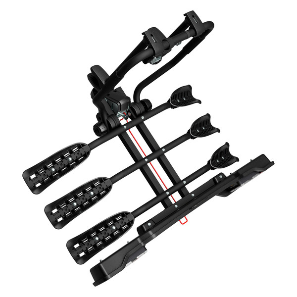 Peruzzo Siena Tilting Towbar Mount 3 Bike Carrier - Black