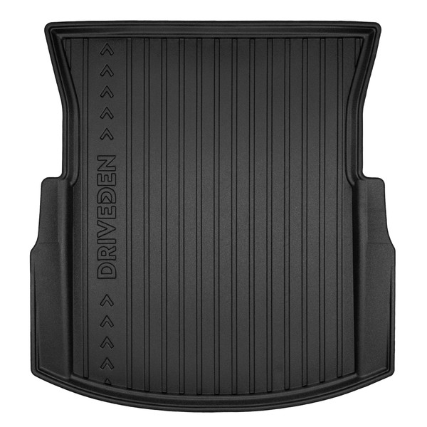 DriveDen Custom-Fit Rubber Boot Mat to fit Tesla Model 3 (Facelift) 2024 - 2025 (with Raised Boot Floor)