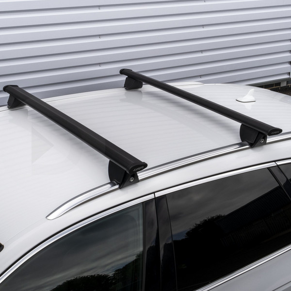 Farad Hilo Wing Black Aluminium Roof Bars to fit Peugeot 5008 Mk.3 2024 - 2026 (Closed Roof Rails)