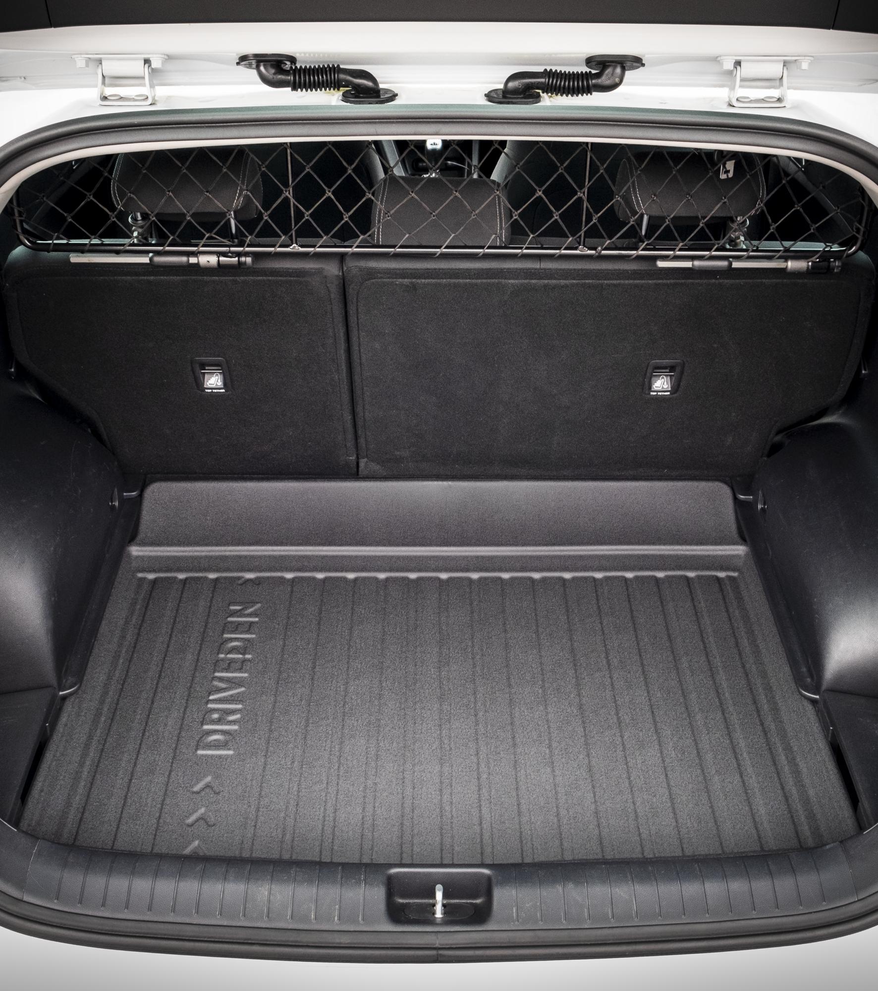 DriveDen Custom-Fit Rubber Boot Mat to fit Kia Sportage Mk.4 2016 - 2021 (with Lowered Variable Height Boot Floor)