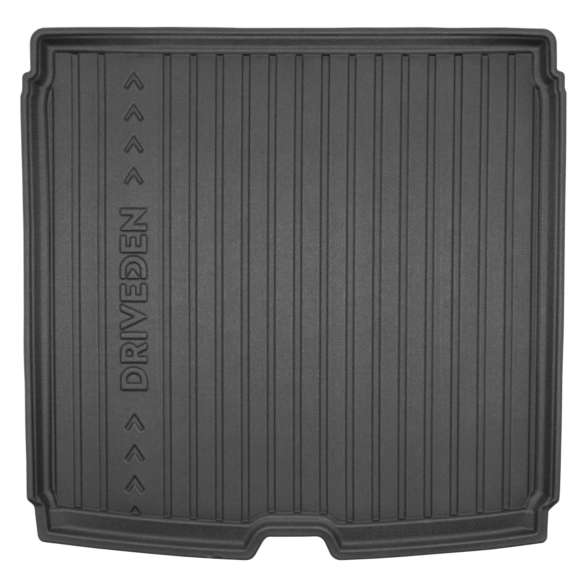 DriveDen Custom-Fit Rubber Boot Mat to fit Skoda Enyaq 2021 - 2025 (with Lowered Variable Height Boot Floor)