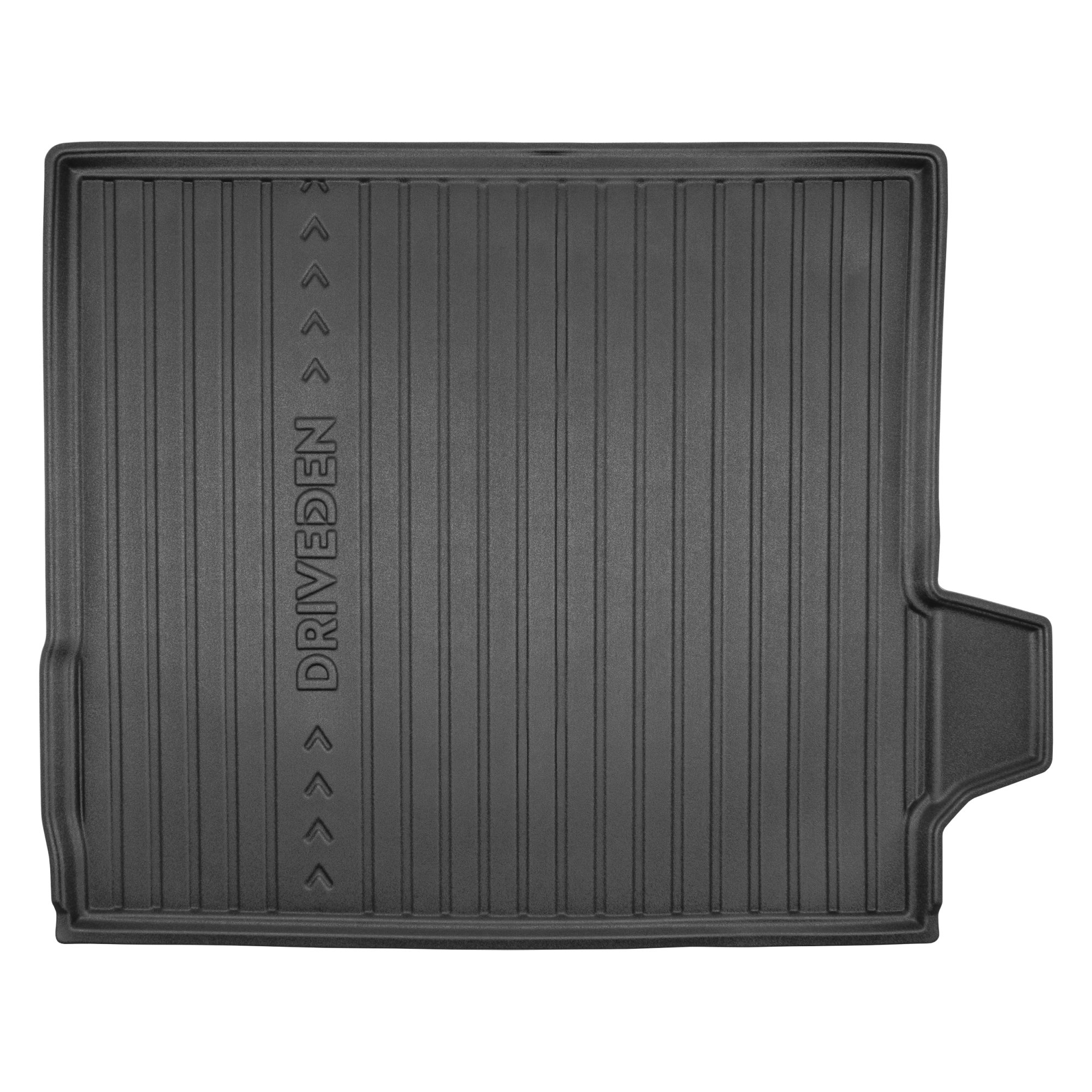 DriveDen Custom-Fit Rubber Boot Mat to fit Land Rover Range Rover Sport Mk.2 (Excl. Plug-In Hybrid) 2013 - 2022 (without Adaptive Mounting System)