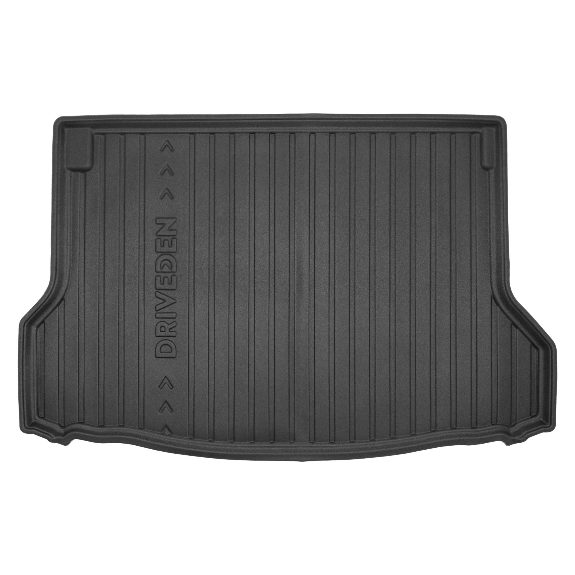 DriveDen Custom-Fit Rubber Boot Mat to fit Nissan X-Trail Mk.3 (Facelift) 2017 - 2022 (5 Seater, with Raised Variable Height Boot Floor)
