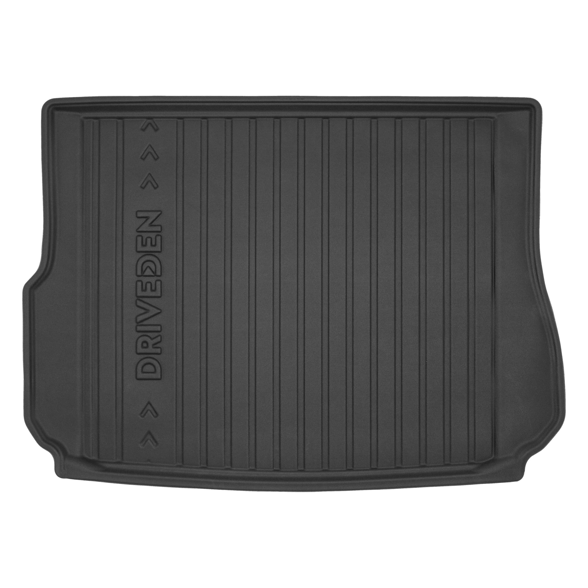 DriveDen Custom-Fit Rubber Boot Mat to fit Land Rover Range Rover Evoque (5 Door) Mk.1 2011 - 2018 (without Adaptive Mounting System)