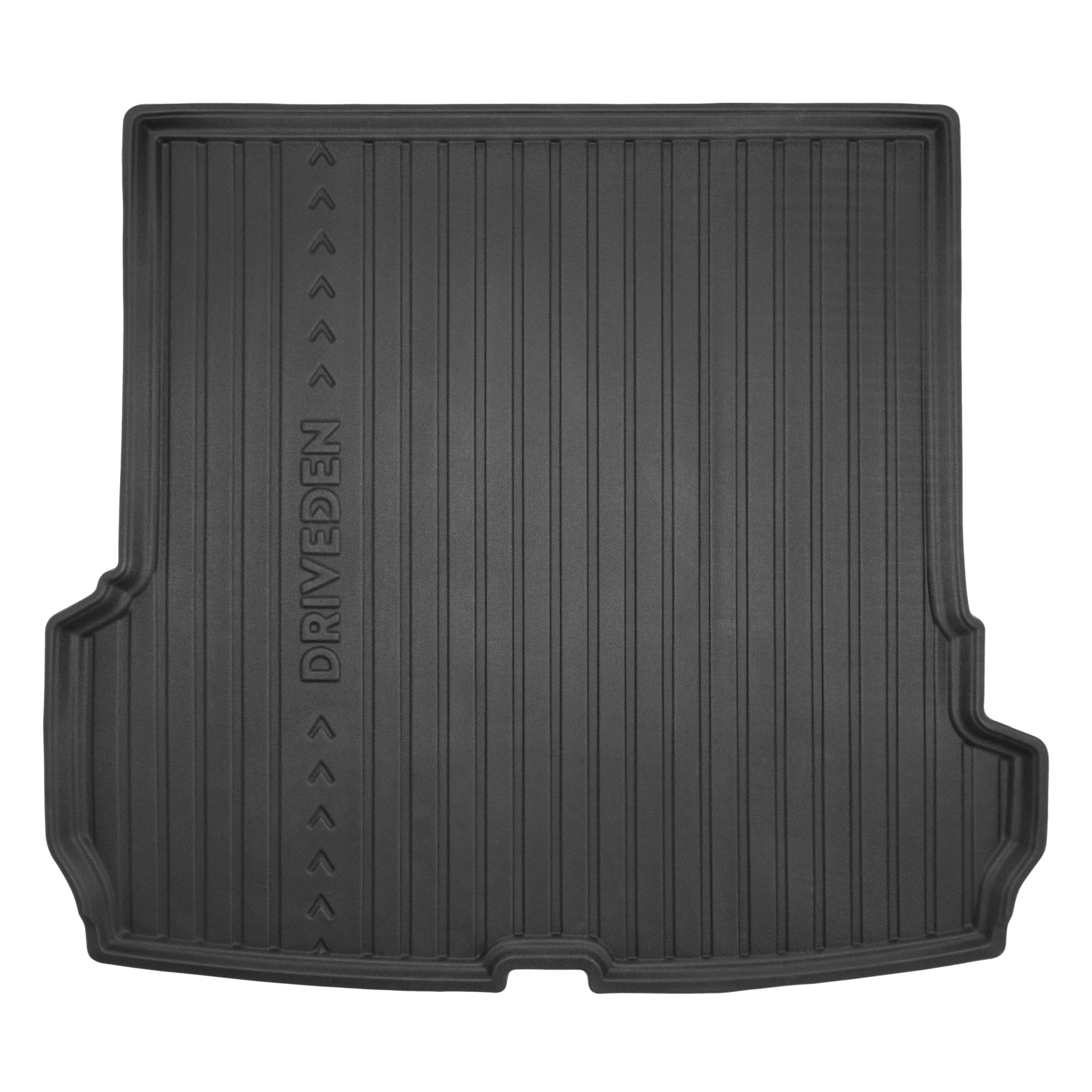 DriveDen Custom-Fit Rubber Boot Mat to fit Audi Q7 Mk.2 (Excl. Plug-In Hybrid) 2015 - 2025 (Third Row of Seats Laid Flat)