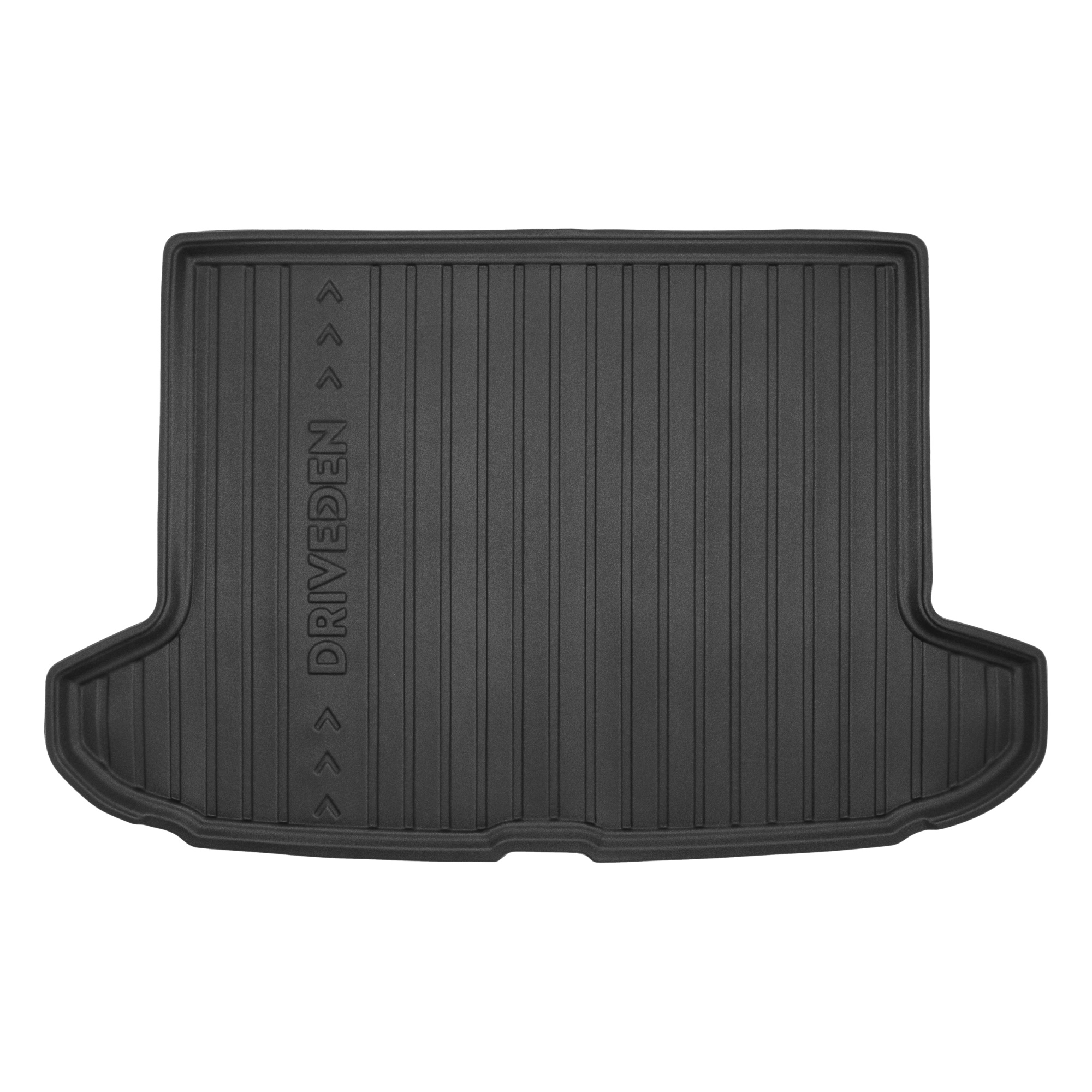 DriveDen Custom-Fit Rubber Boot Mat to fit Hyundai Tucson Mk.2 2015 - 2020 (with Raised Variable Height Boot Floor)