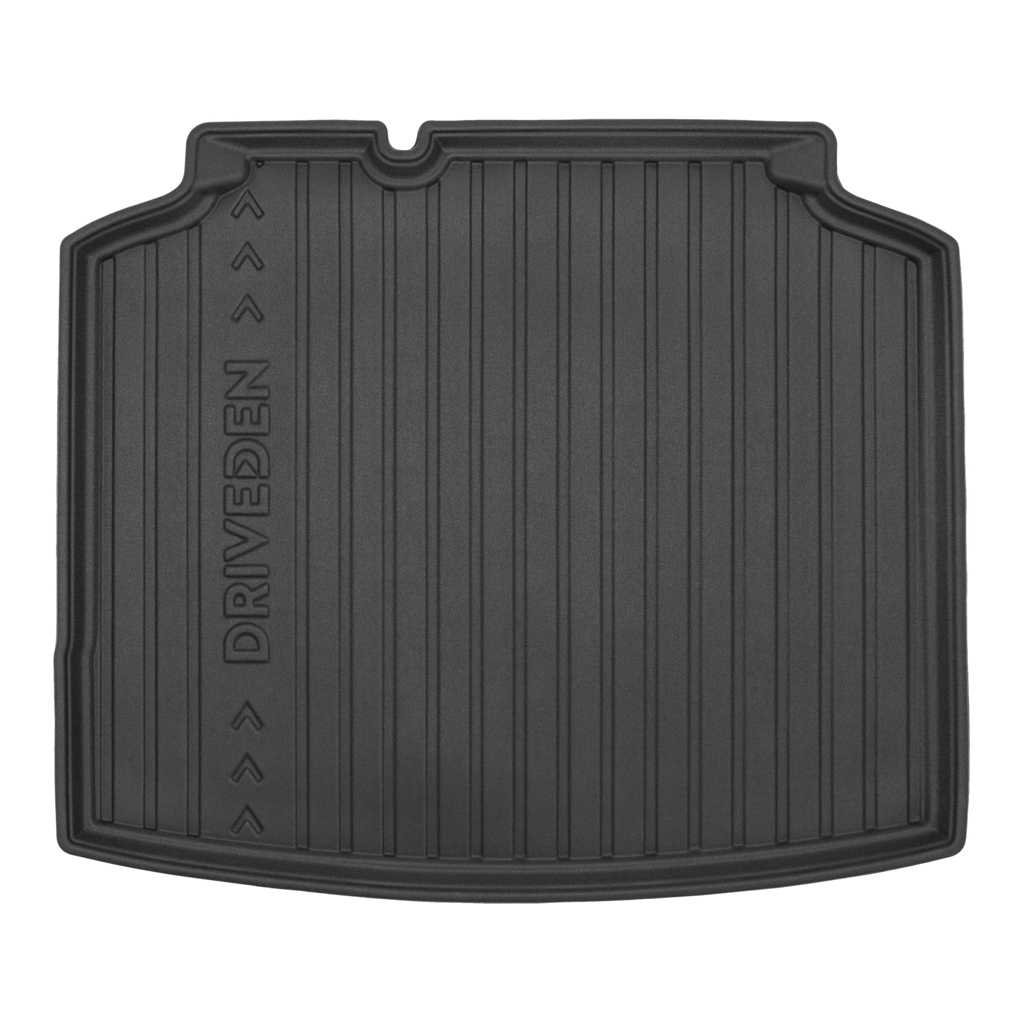 DriveDen Custom-Fit Rubber Boot Mat to fit Skoda Scala 2019 - 2025 (with Full Size Spare Wheel, without Side Niches)
