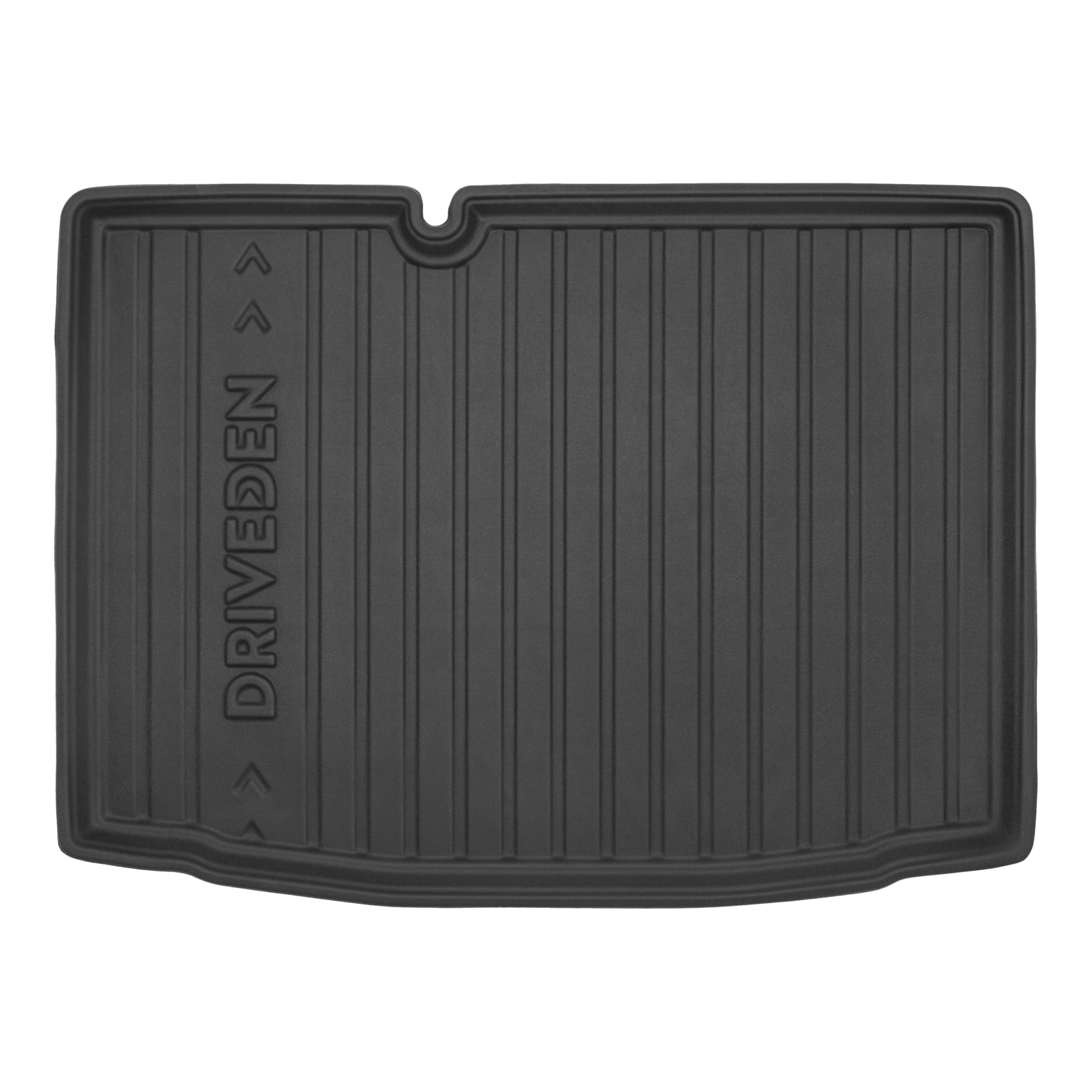 DriveDen Custom-Fit Rubber Boot Mat to fit Skoda Fabia Hatchback Mk.3 2015 - 2021 (without Variable Height Boot Floor)