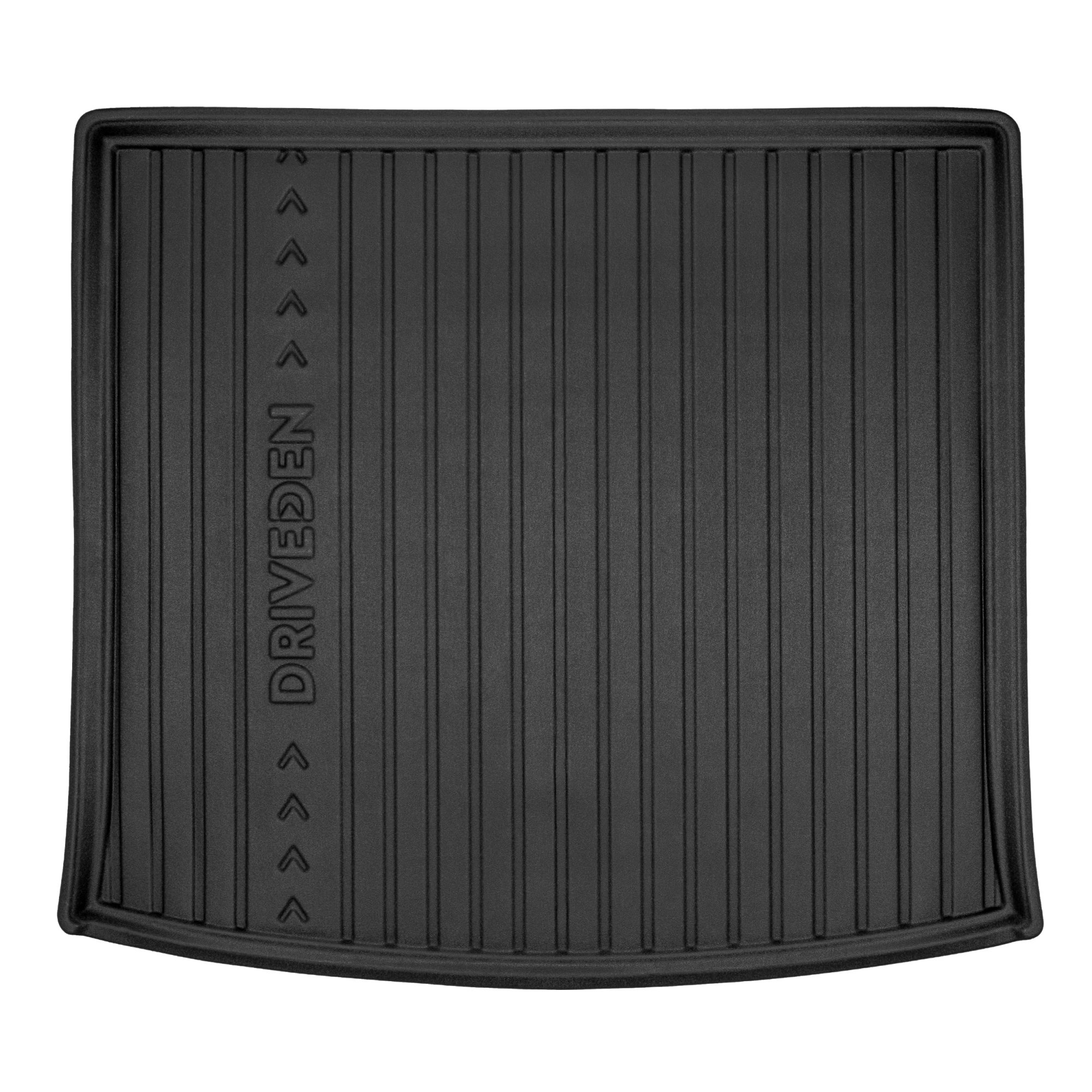 DriveDen Custom-Fit Rubber Boot Mat to fit Volkswagen Touareg Mk.3 2018 - 2025 (without Adaptive Mounting Rails)