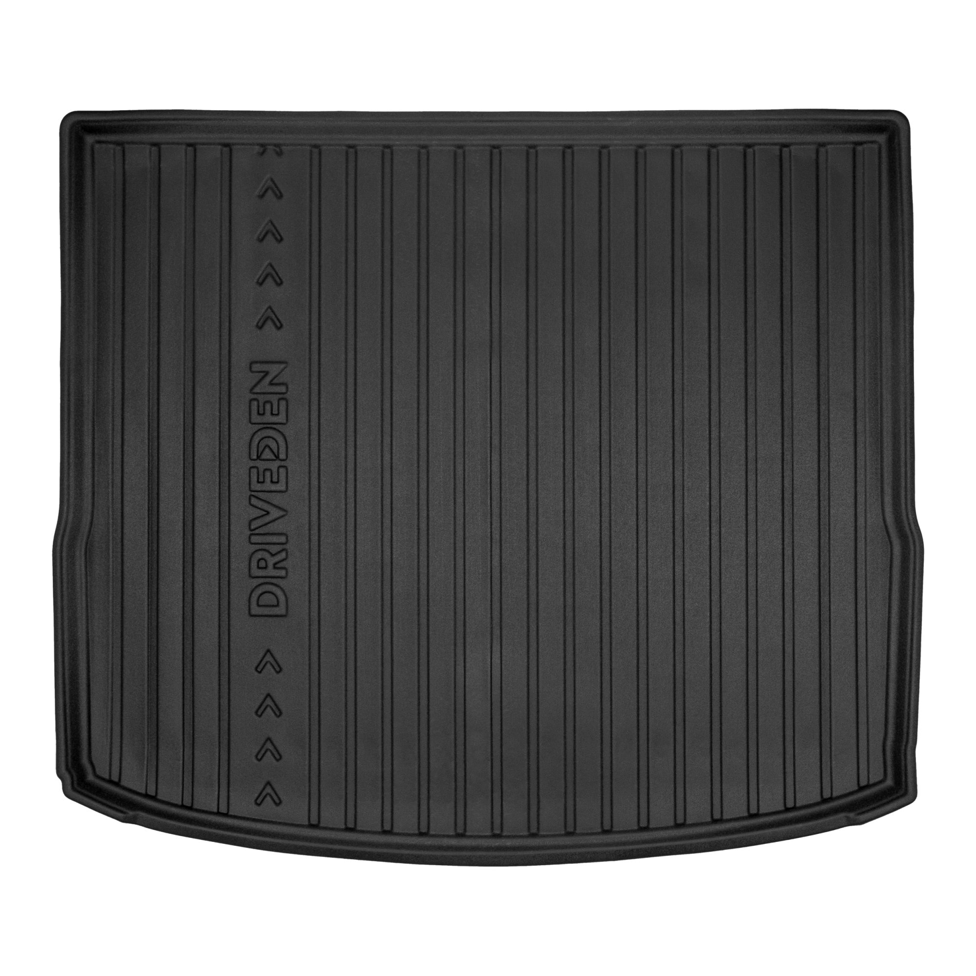 DriveDen Custom-Fit Rubber Boot Mat to fit Ford Focus Estate Mk.3 2011 - 2018 (without Variable Height Boot Floor)