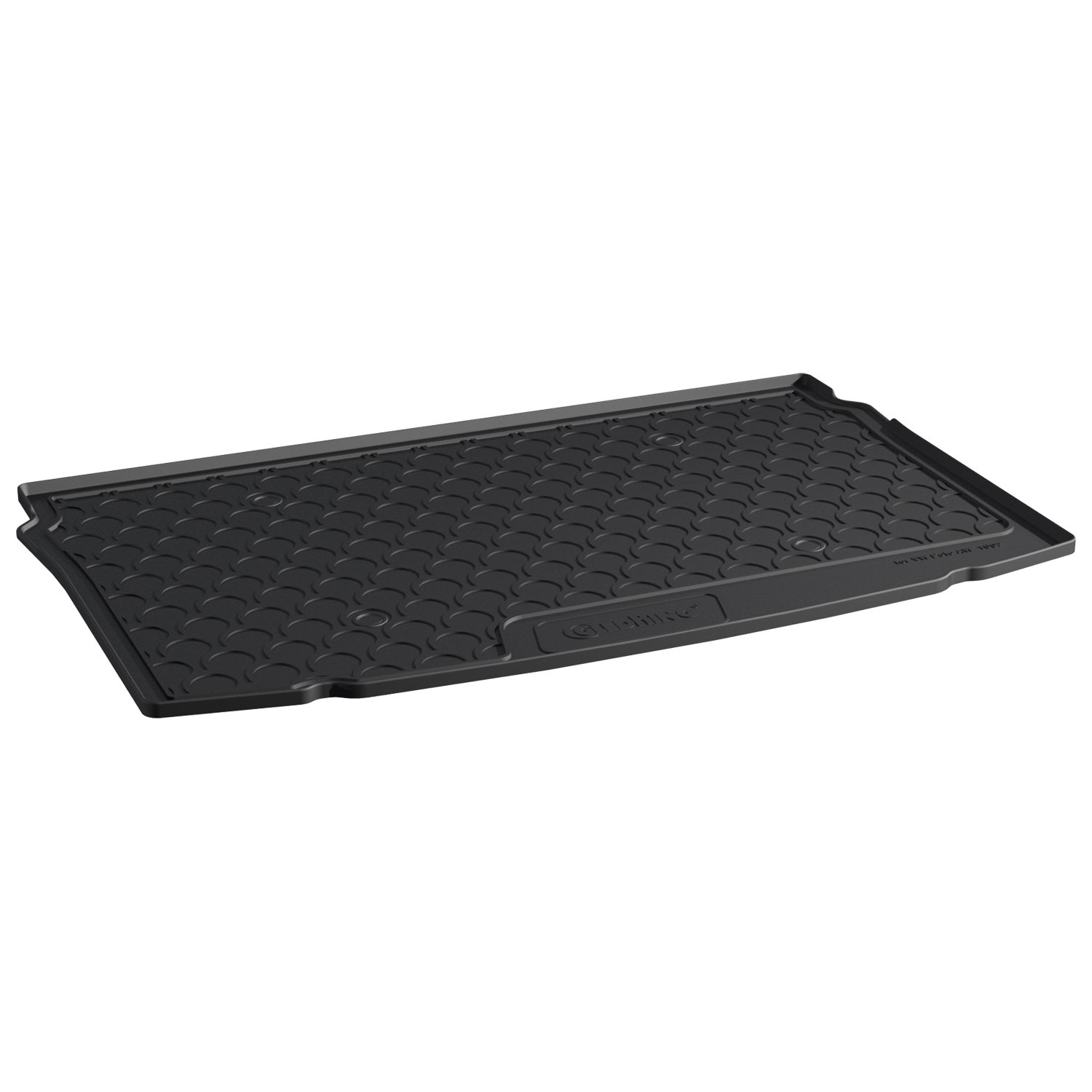 Gledring Tailored Black Boot Liner to fit Volkswagen Polo Mk.6 2018 - 2025 (with Raised Boot Floor)