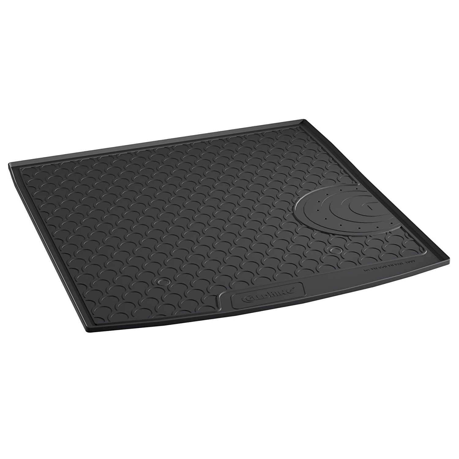 Gledring Tailored Black Boot Liner to fit Volkswagen Golf Estate Mk.7 2013 - 2020 (with Raised Boot Floor)