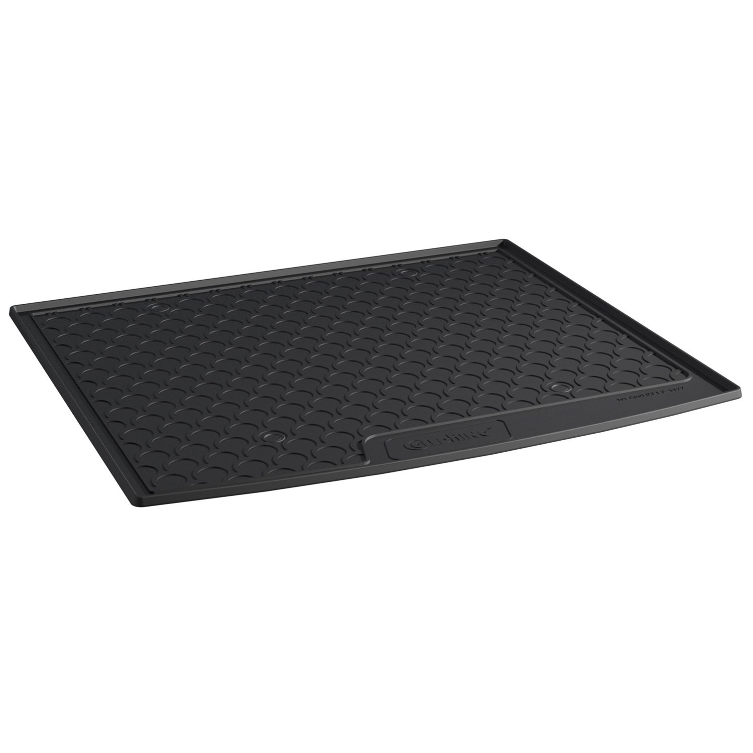 Gledring Tailored Black Boot Liner to fit Audi Q3 SUV Mk.2 2019 - 2025 (with Raised Boot Floor, Fixed Rear Bench)