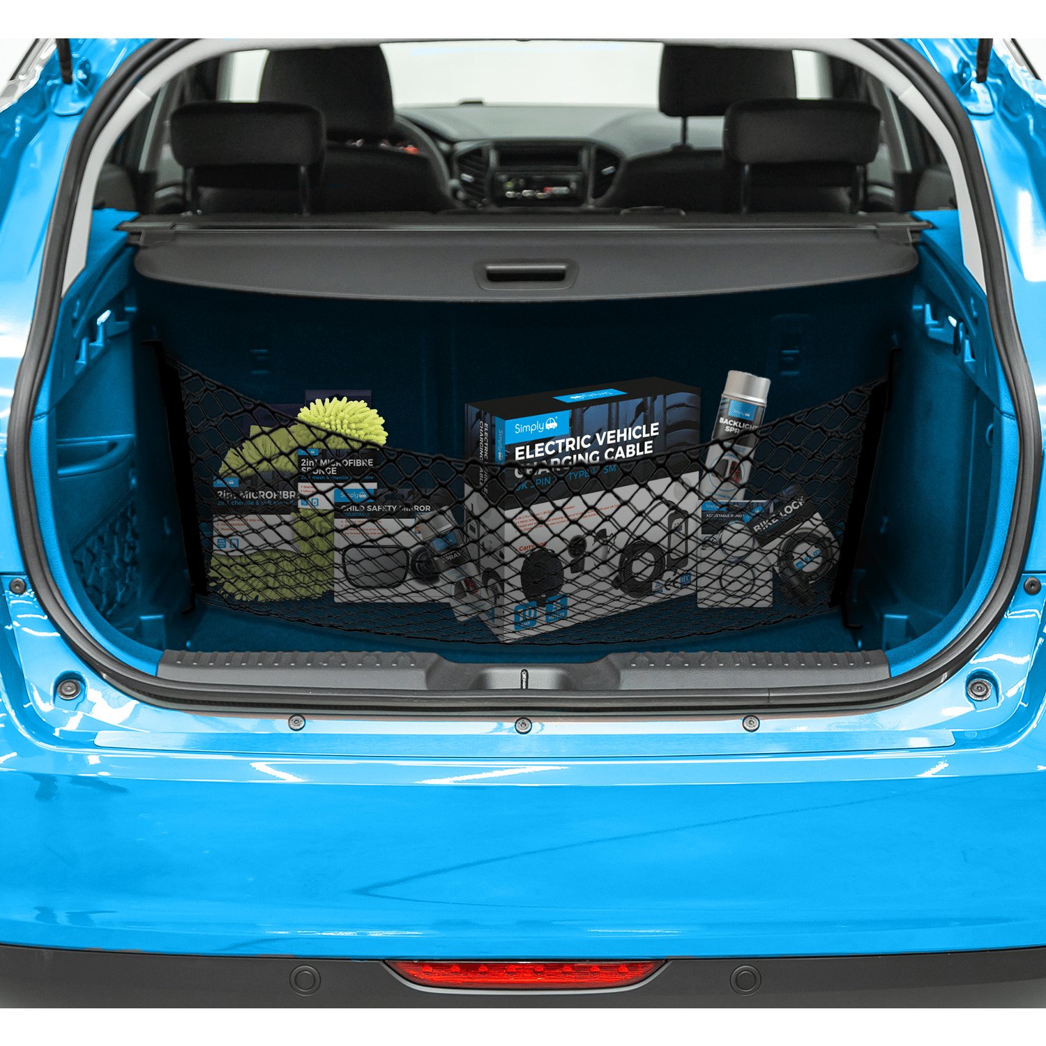 Simply Premium Car Boot Space Black Strong Cargo Net 50 x 80cm