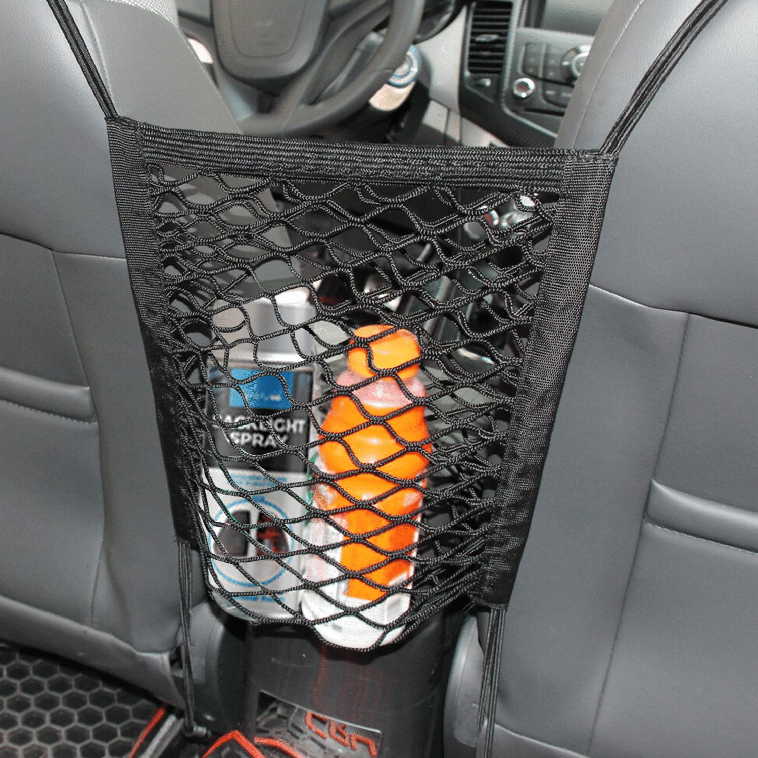 Simply Premium Car Front Seat Black Strong Cargo Net (30 x 20 cm)