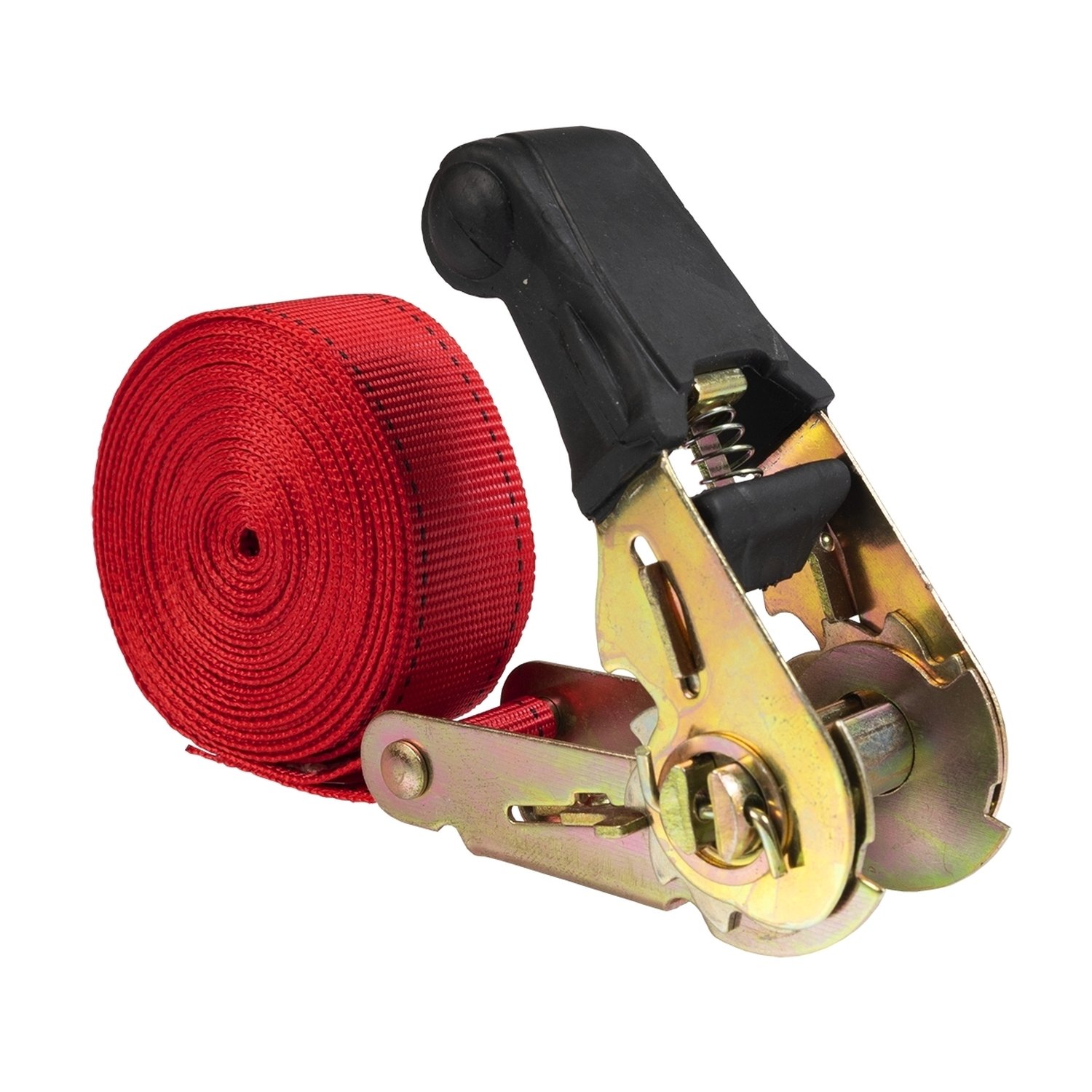 Polaire Single Red Ratchet Strap 25mm x 5m