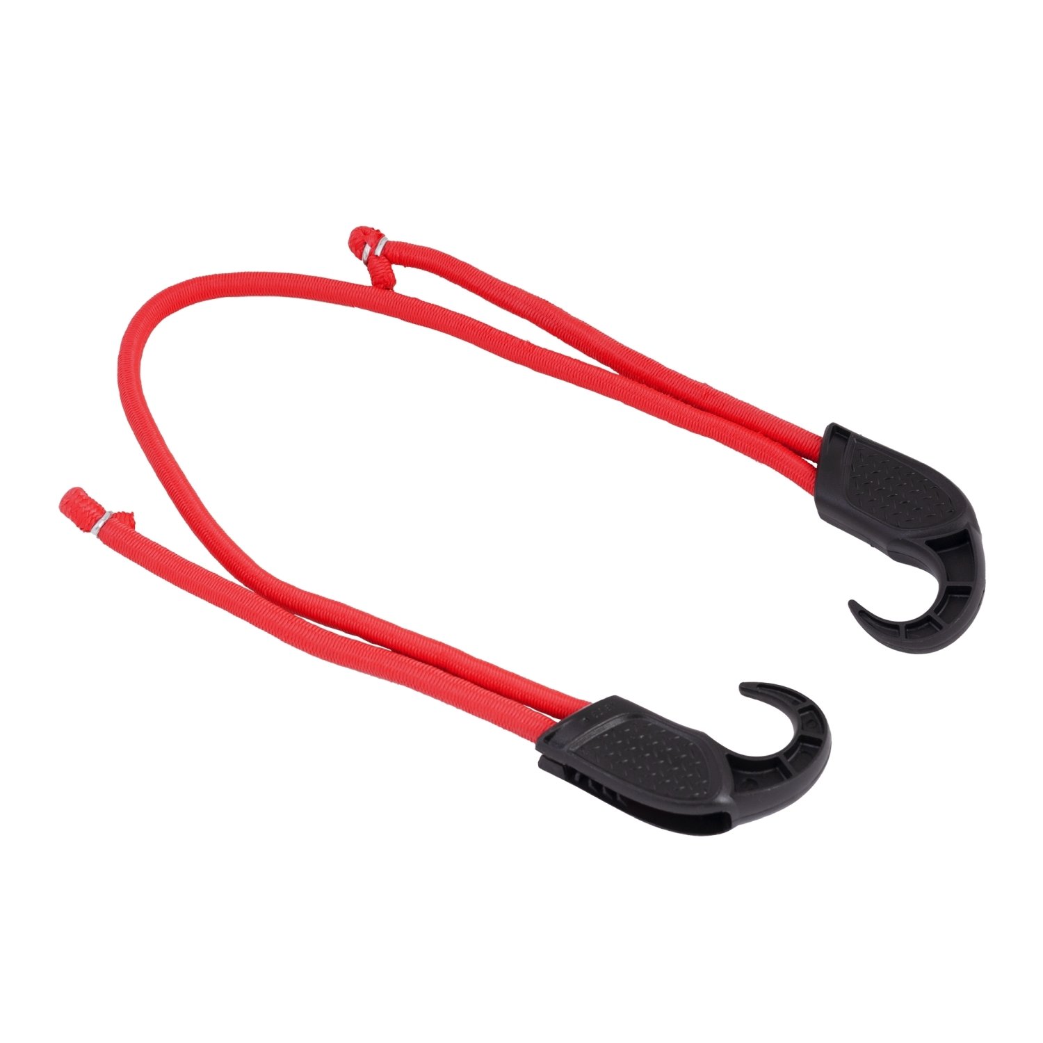 Polaire Single Red Bungee Cord with Adjustable Hook 25-100cm x 9mm
