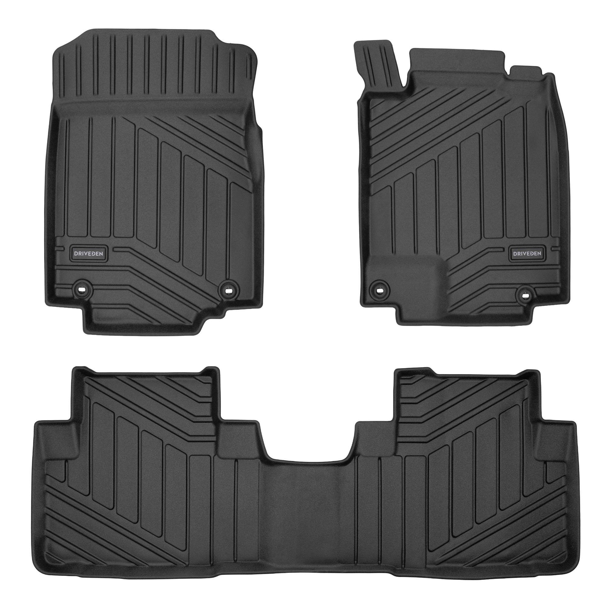 DriveDen Custom-Fit Rubber Car Mats to fit Honda CR-V Mk.4 2012 - 2018