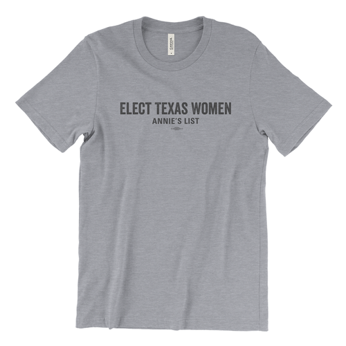 Elect Texas Women (Athletic Heather Unisex & Women's Tee)
