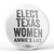 Elect Texas Women (2.25" Mylar Button -- Pack Of Two!)