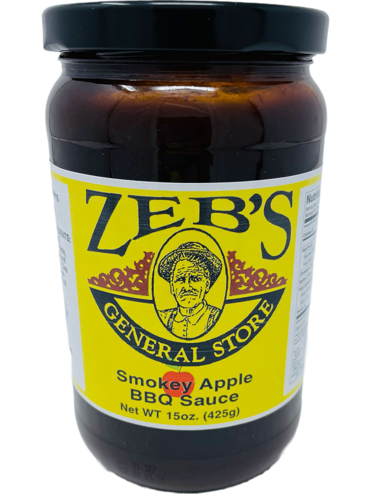 Zeb's Smokey Apple BBQ Sauce (15 oz).