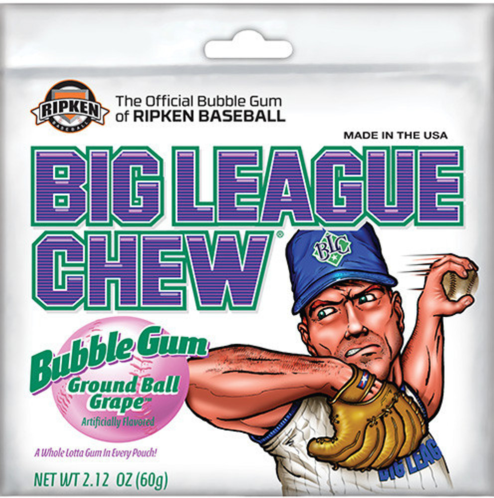 Big League Chew Bubble Gum 2.12 Oz