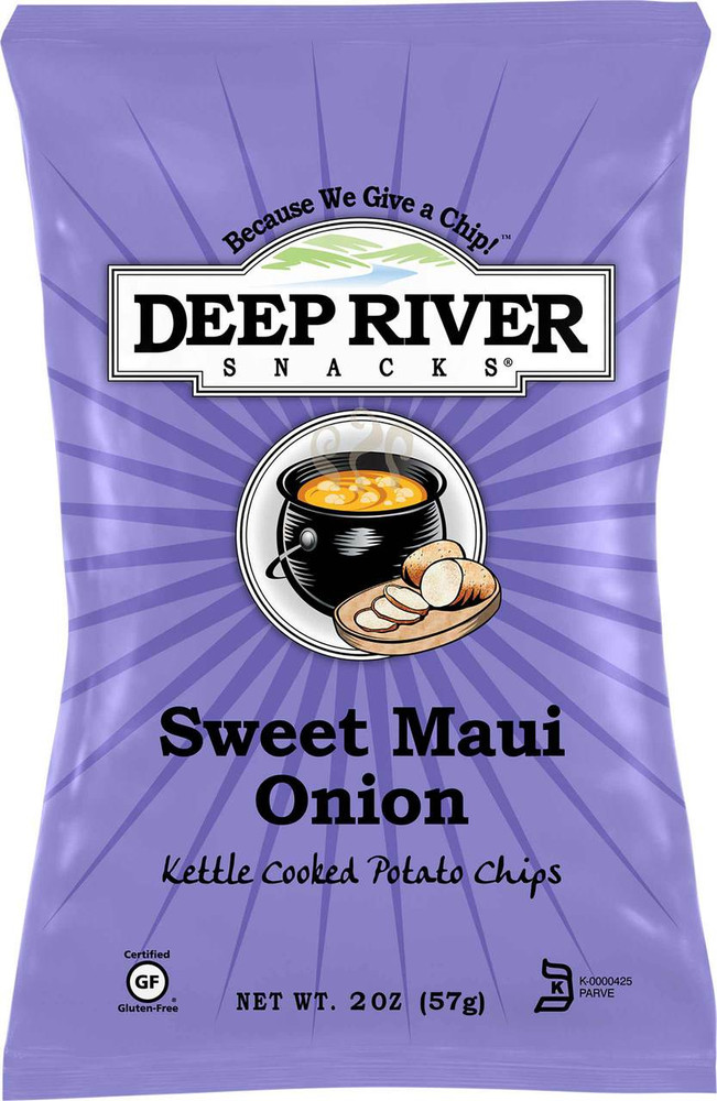 Deep River Sweet Maui Onion Chips (2 oz.) - Zeb's General Store