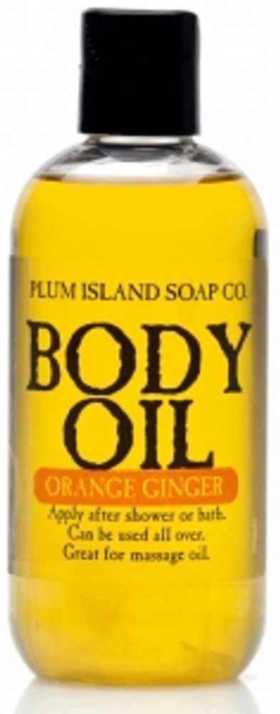 Plum Island Orange Ginger Body Oil (8 oz.) - Zeb's General Store