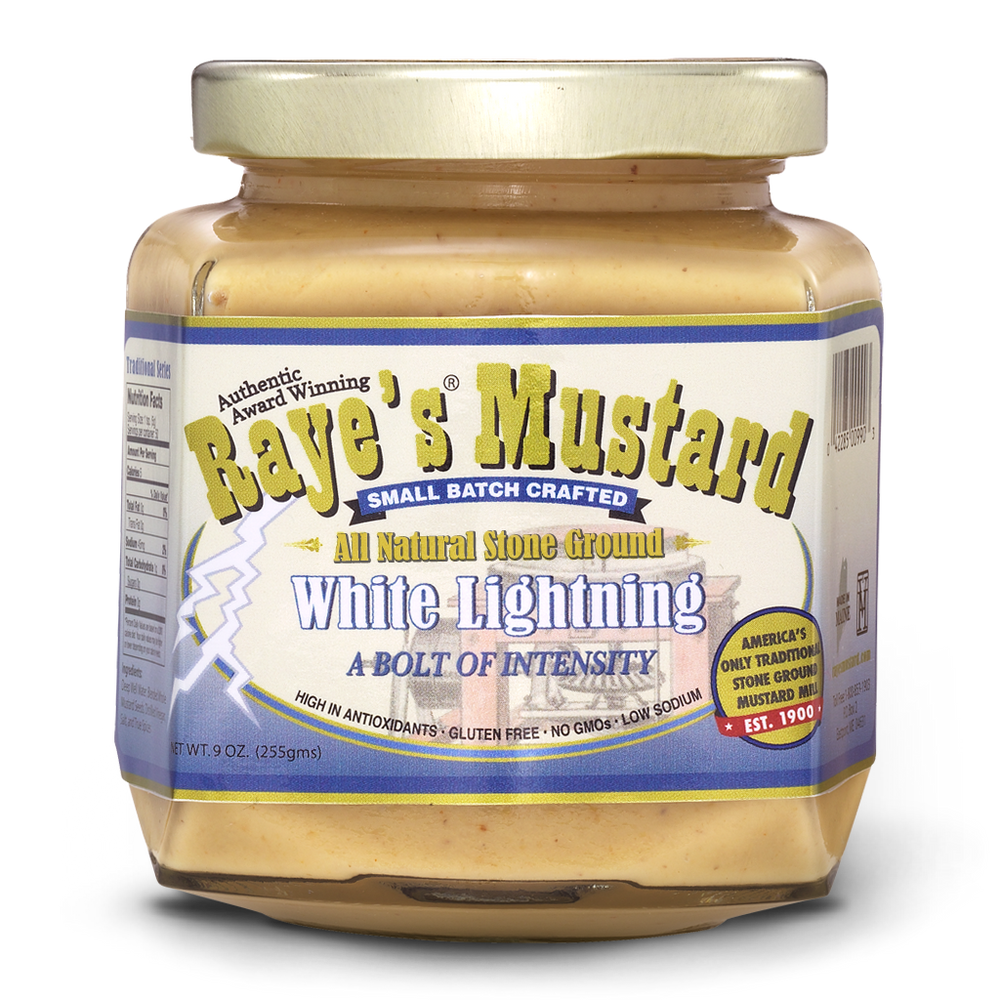 Raye's White Lightning Mustard (9 oz.) - Zeb's General Store