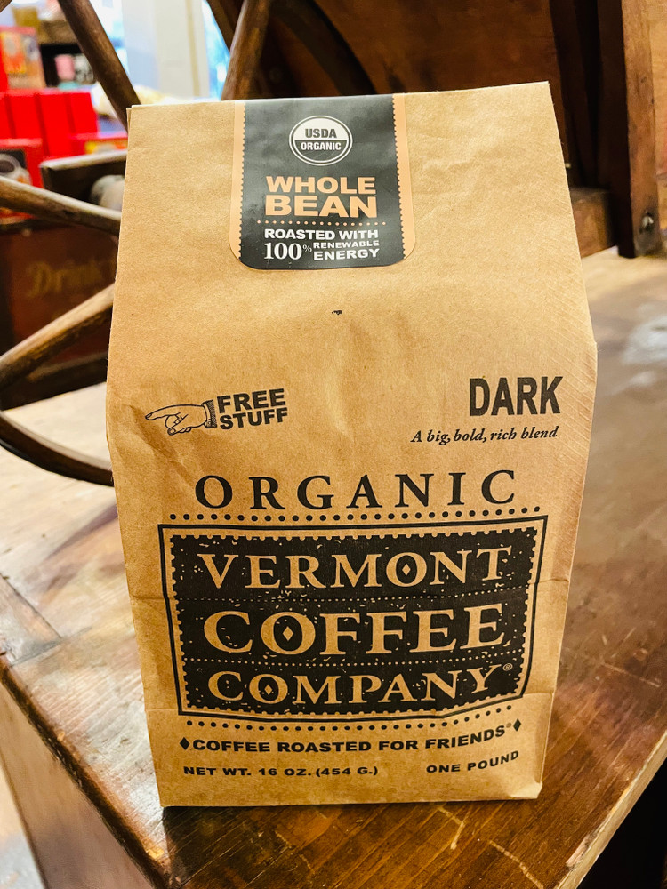 This dark roast blend is big and bold with chocolate and caramel flavored undertones! 
16 oz.
