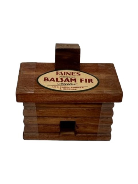 Paine's Small Log Cabin Incense Burner - Zeb's General Store
