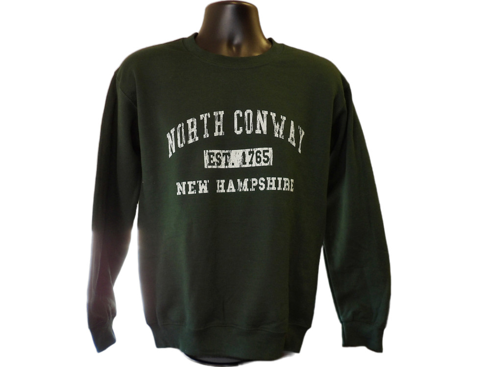 Heavy cotton blend sweatshirt printed by Barn Door Silk Screen, perfect for summer nights or fall days!