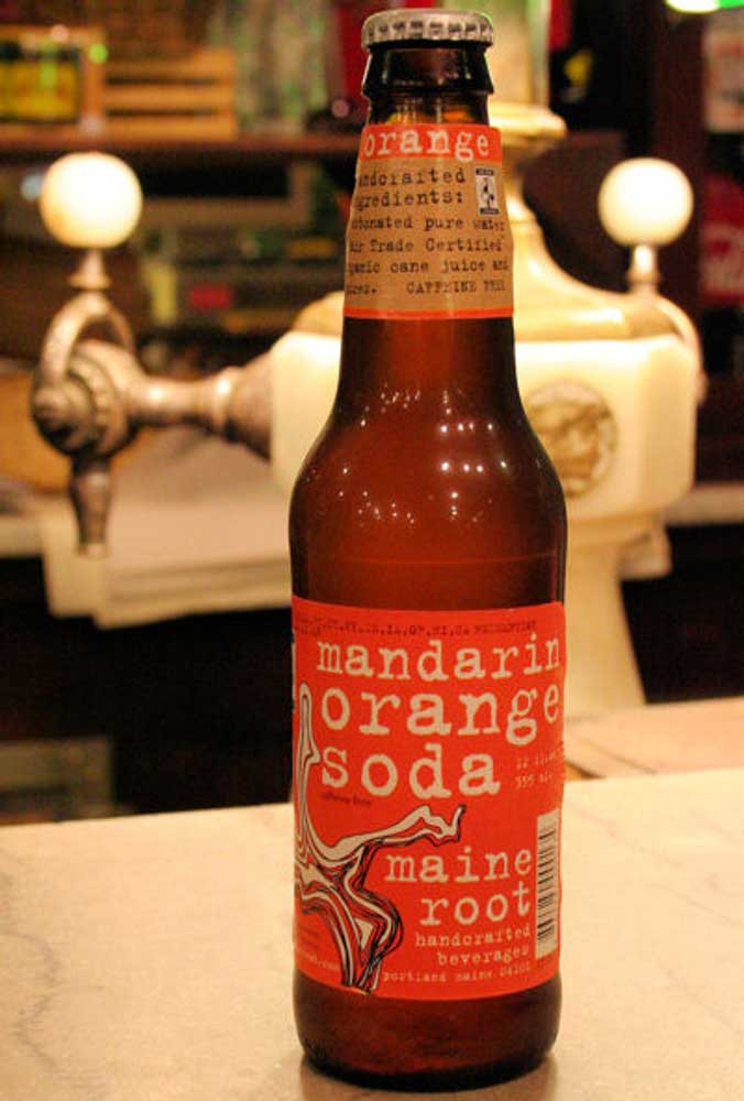 Maine Root. Mandarin Orange Soda (12 oz.) - Zeb's General Store