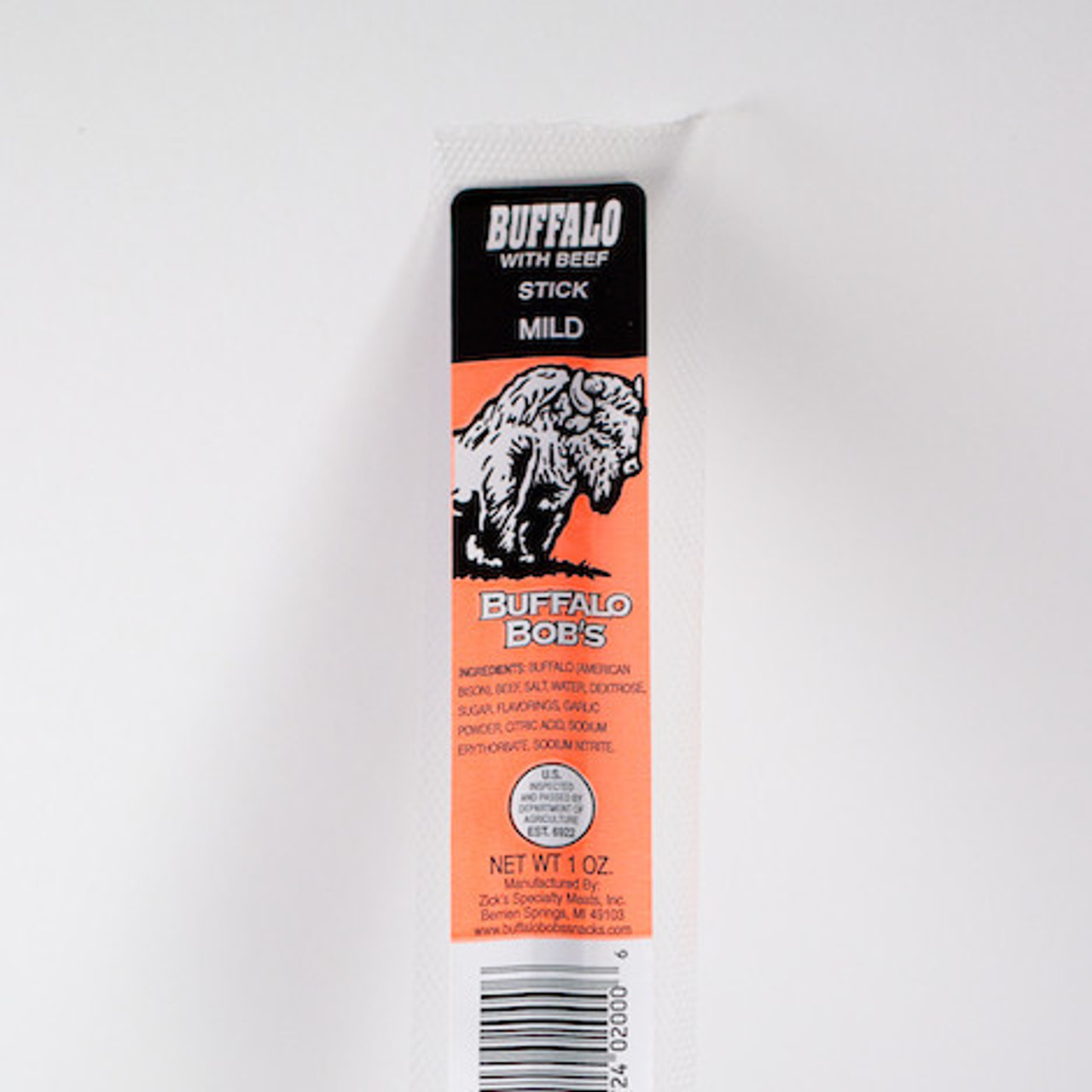 Buffalo Bob's Buffalo and Beef Jerky Stick (1 oz.) - Zeb's