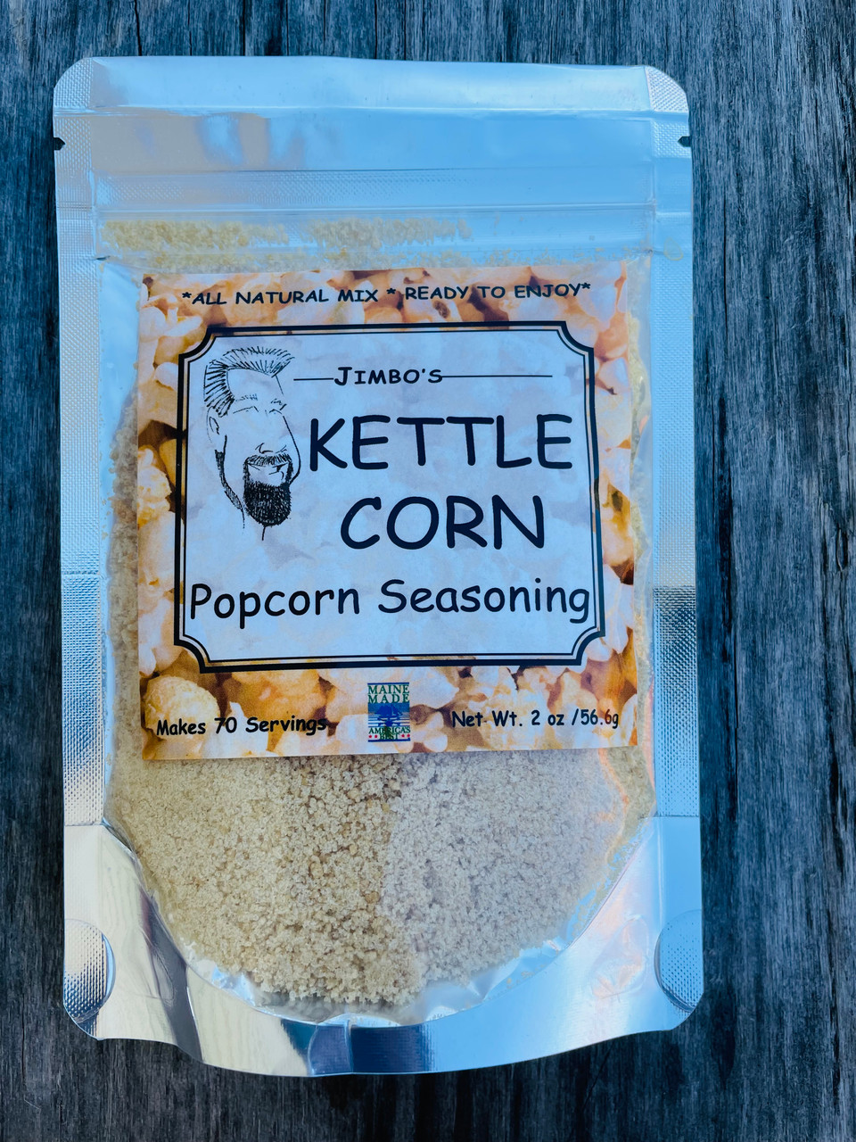 Jimbo's Kettle Corn Popcorn Seasoning (2 oz.) - Zeb's General Store