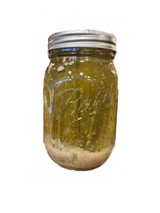 Traditional spear cut sour mustard pickles from Mike's Maine. The perfect tween meal snack, excellent addition to any burger, and delectable treat when diced up and tossed in a salad.

16 oz.