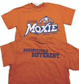 Moxie on the front and "distinctively different" printed on the back. The shirt says it all.

Sizes: S, M, L, XL, 2XL