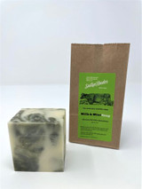 “Uplifting” and “refreshing” are two words commonly used to describe this soap. It’s great for those with extra-dry and sensitive skin. It leaves behind the smell of spearmint, perfect for helping to brighten your day. 

Ingredients:

Olive Oil Blend (Olive and Vegetable), Hudson Valley Organic Cow's Milk, Barley Grass Powder, and Spearmint Essential Oil.

5 oz.