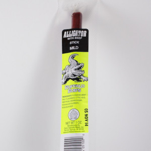 Buffalo Bob's Alligator and Beef Stick (1 oz.) - Zeb's General Store