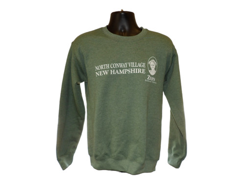 Ultra soft, heavy cotton blend Gildan crewneck sweatshirt with original artwork printed by Barn Door Silk Screen, offered in assorted colors! 