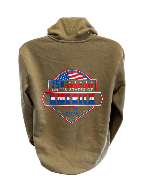 America's 250th Anniversary Badge Design Hoodie 