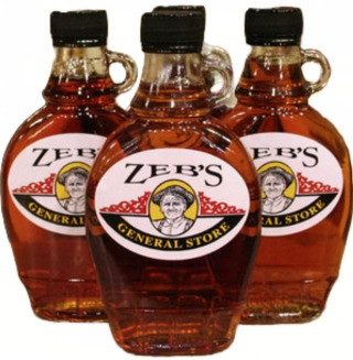 Zeb's Pure Grade A Golden Delicate Maple Syrup (8.45 oz) - Zeb's