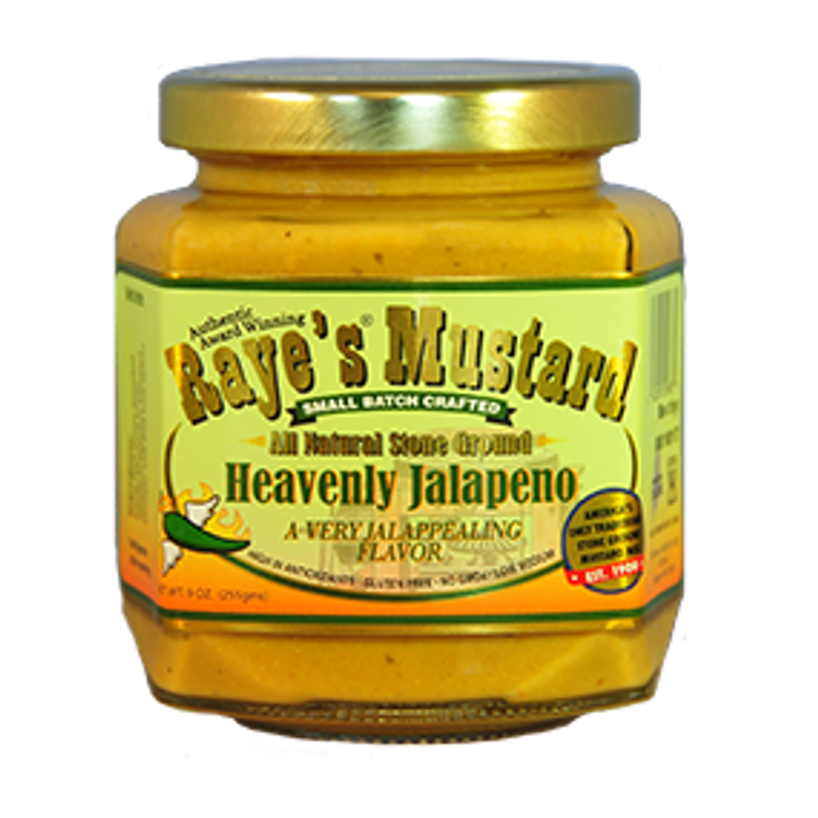 Raye's Heavenly Jalapeno Mustard (9 oz.) - Zeb's General Store