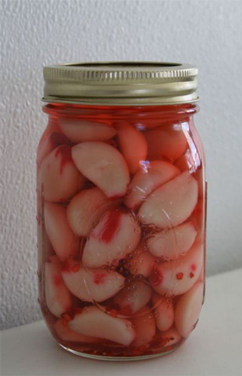 Mike's Maine Pickled Hot Garlic