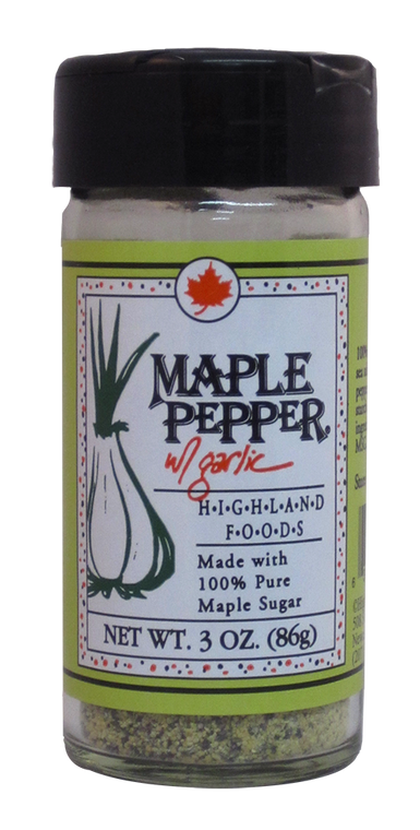 Highland Foods 3oz Maple Pepper with Garlic 