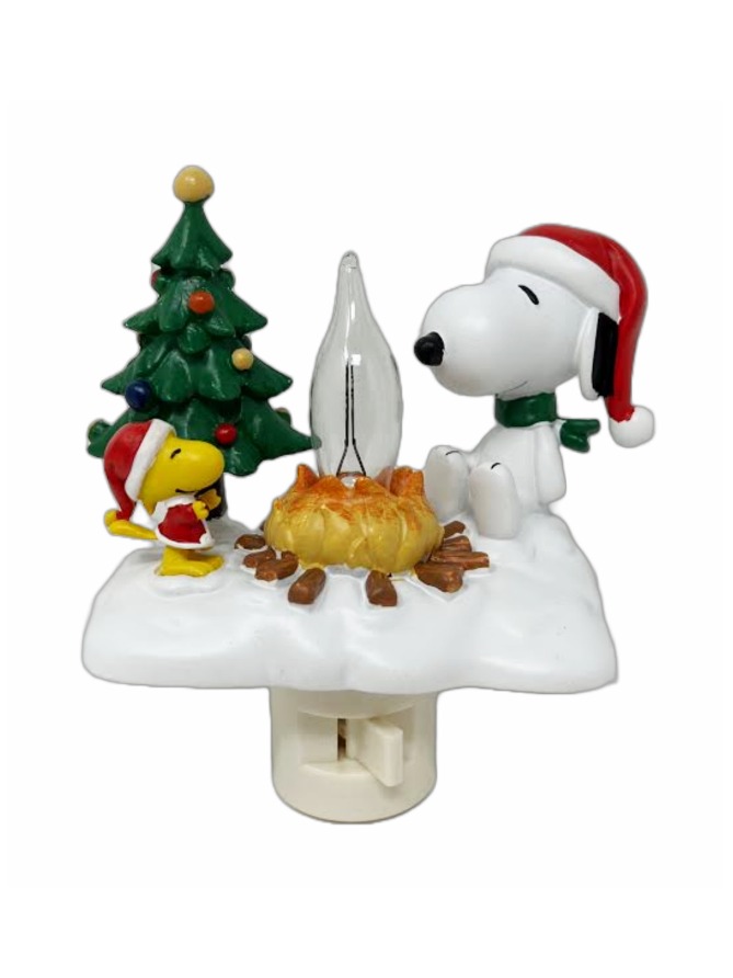 Peanuts Outdoor Christmas Campfire Night Light