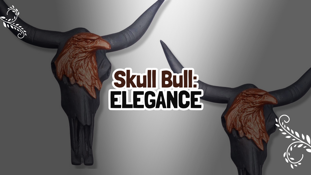 Skull Bulls with Bronze Finish: Affordable Elegance for Rustic and Outdoor Décor